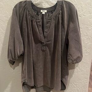 Dylan gray corduroy top. Super cute. NWT